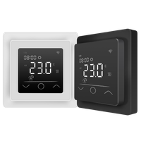 Diverse thermostaten voor elektrische vloerverwarming – WiFi en handmatige modellen