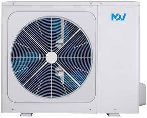 MDV Impact Split buitenunit met energiezuinige invertertechnologie en strak wit paneelontwerp