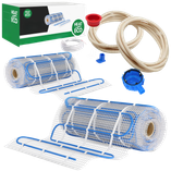 Complete set elektrische verwarmingsmat van Heat Eco – inclusief thermostaat en installatiemateriaal