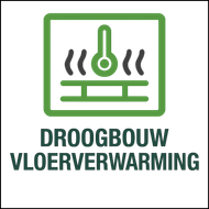 Droogbouw  Vloerverwarming