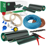 Complete set infrarood verwarmingsfolie met installatietoebehoren – Heat Eco