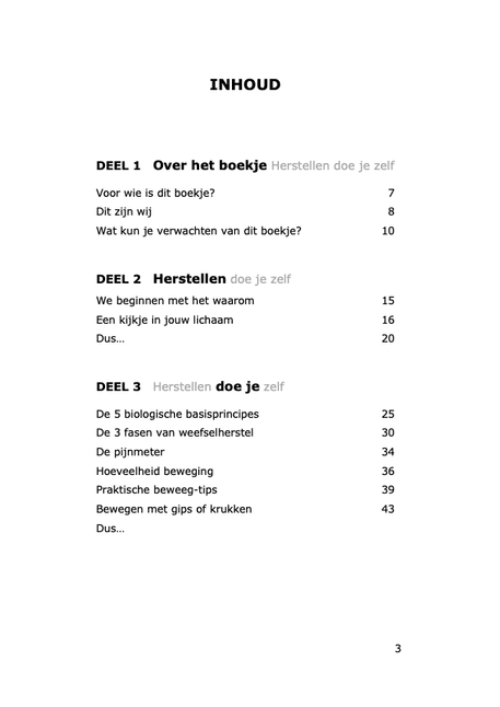 Inhoud links