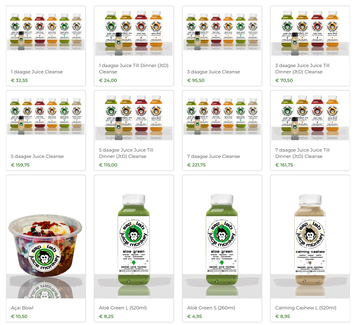 webshop Juice Monkey