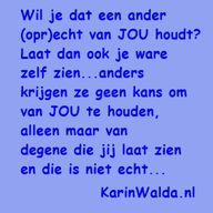 je ware zelf laten zien