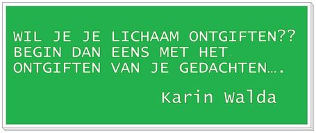 ontgiften van gedachten
