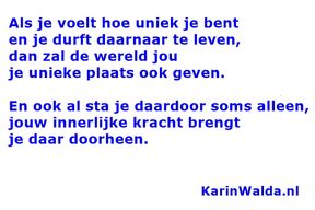 unieke zijn