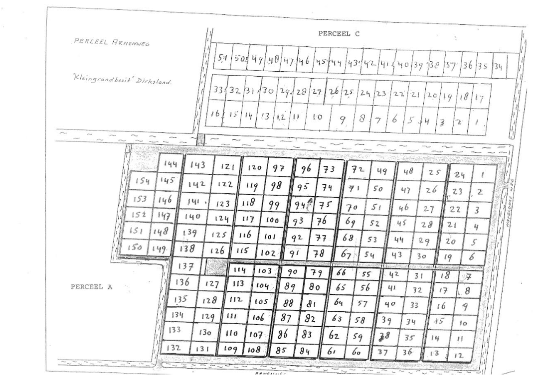 Plattegrond perceel A en C
