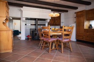 Kitchen and dining table