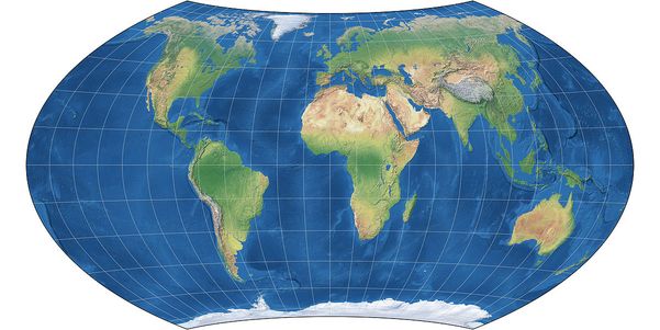 6. 1941. Pseudoazimuthal_Equal-area_K. H. Wagner