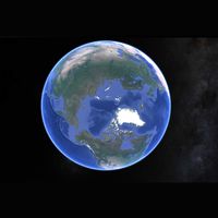Google Earth Noordpool