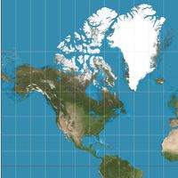 Mercator Noord-Amerika