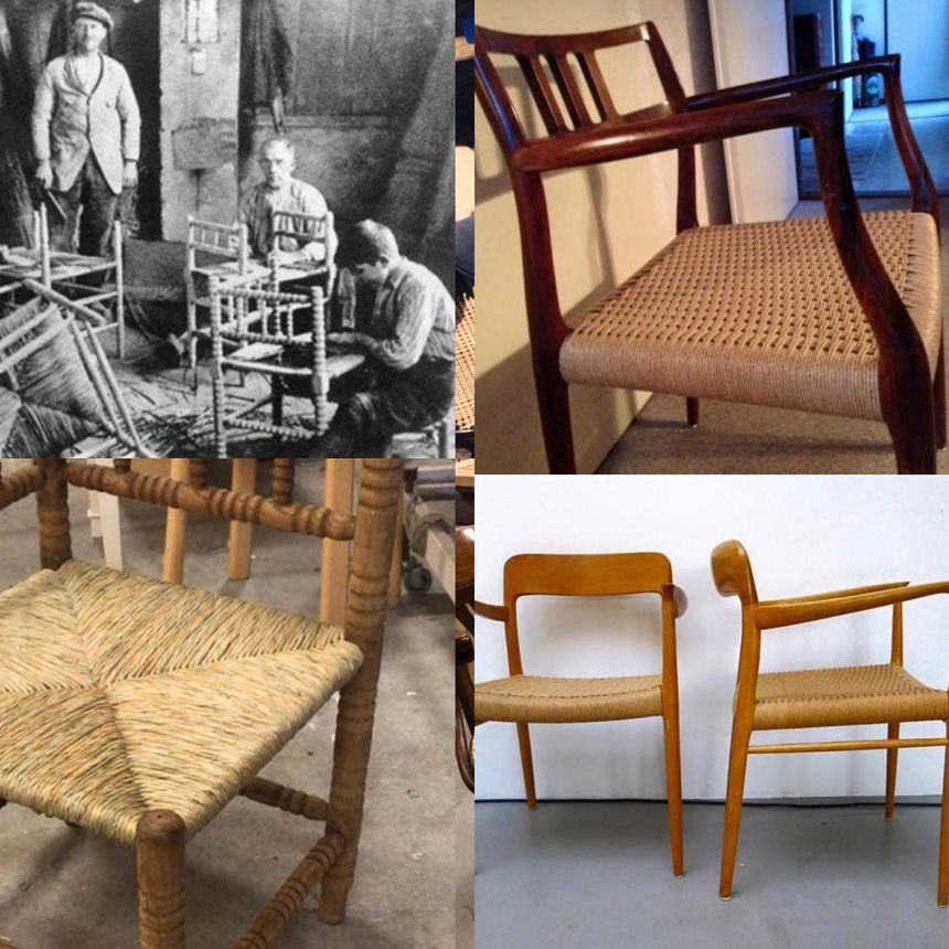 Collage van restauratie