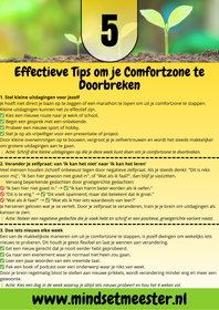 5 tips om uit je comfortzone te komen