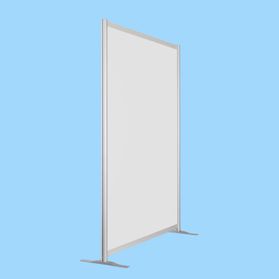 Expositiewand HxB190x145 op voeten