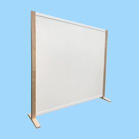 Expopillar blank wit HxB193x208cm op voeten