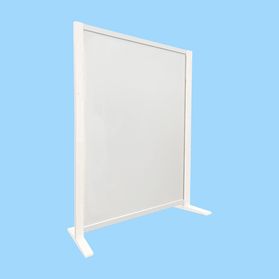 Expopillar wit wit HxB193x150cm op voeten
