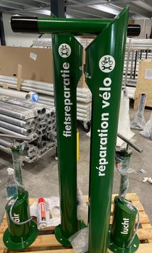 personaliseren Fietsreparatiezuil Fietsherstelzuil NSA urban products