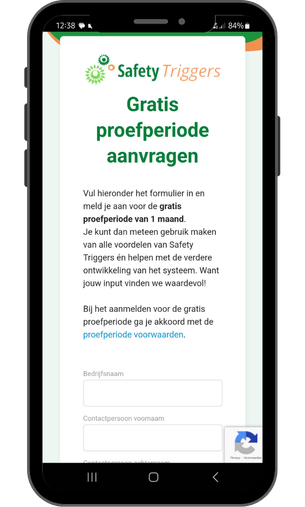 Gratis proefperiode aanvragen
