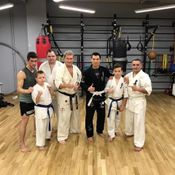 A karate lesson in my dojo, 2020