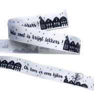 Sinterklaas-lint monochroom  € 4,95