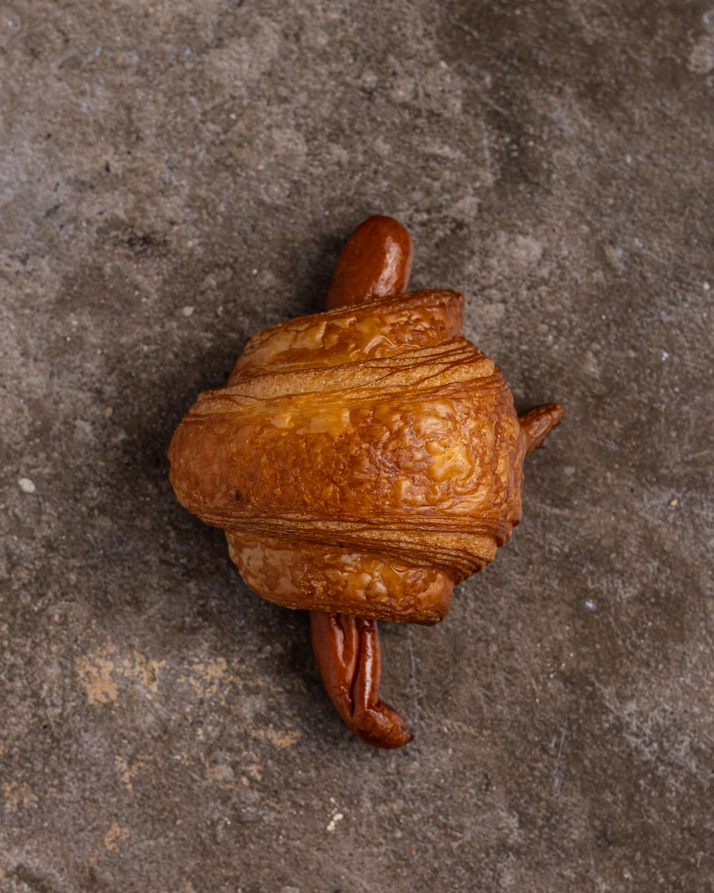 Croissant knakworst