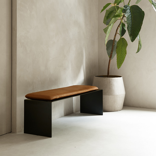 // NAHKA | design & concept NITTI steel bench //