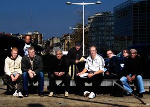 On our way to the Jazzcafe, Londen (UK) With The Soulsnatchers 
