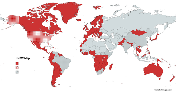 United Democracies Map UNDW