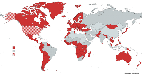 United Democracies UNDW Map