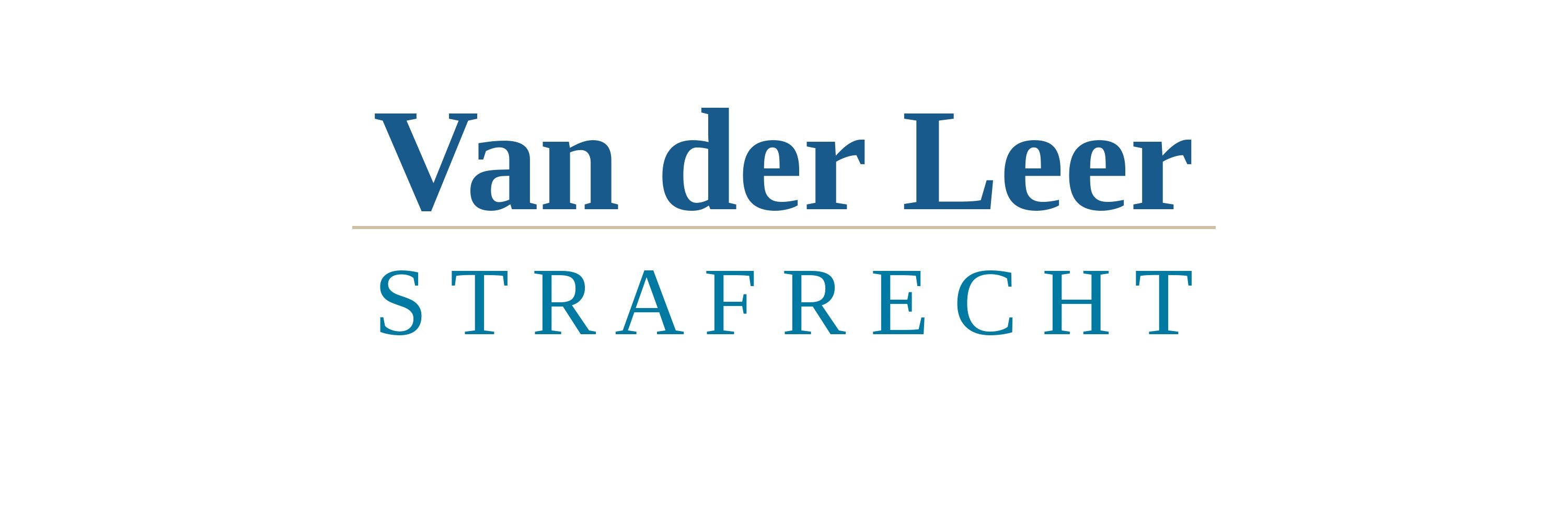 Van der Leer Strafrecht