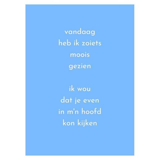Postkaart Vandaag € 1,50