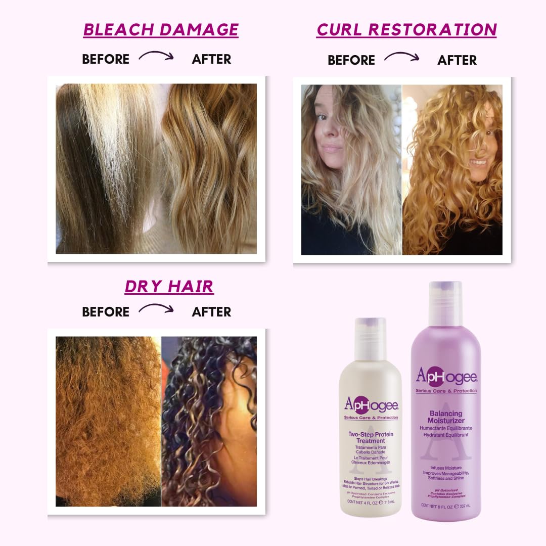 Aphogee Two step Protein Treatment for Damaged Hair Afrohagen Salon and Kosmetik