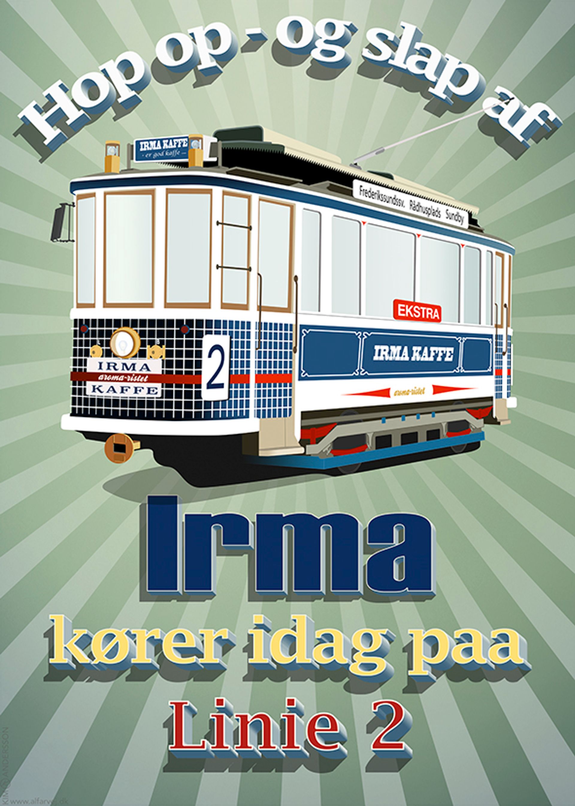 Medicinsk granske dvs. Linje Irma (1967) - Alfarvej Plakater v/ Kim Andersson