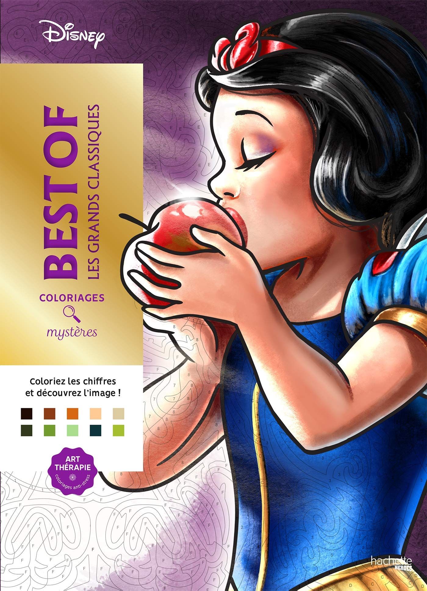 Les Grand Classique Disney Coloriage Coloriages Mystères Grands classiques Disney Best of (BN) - Au pays de Walt