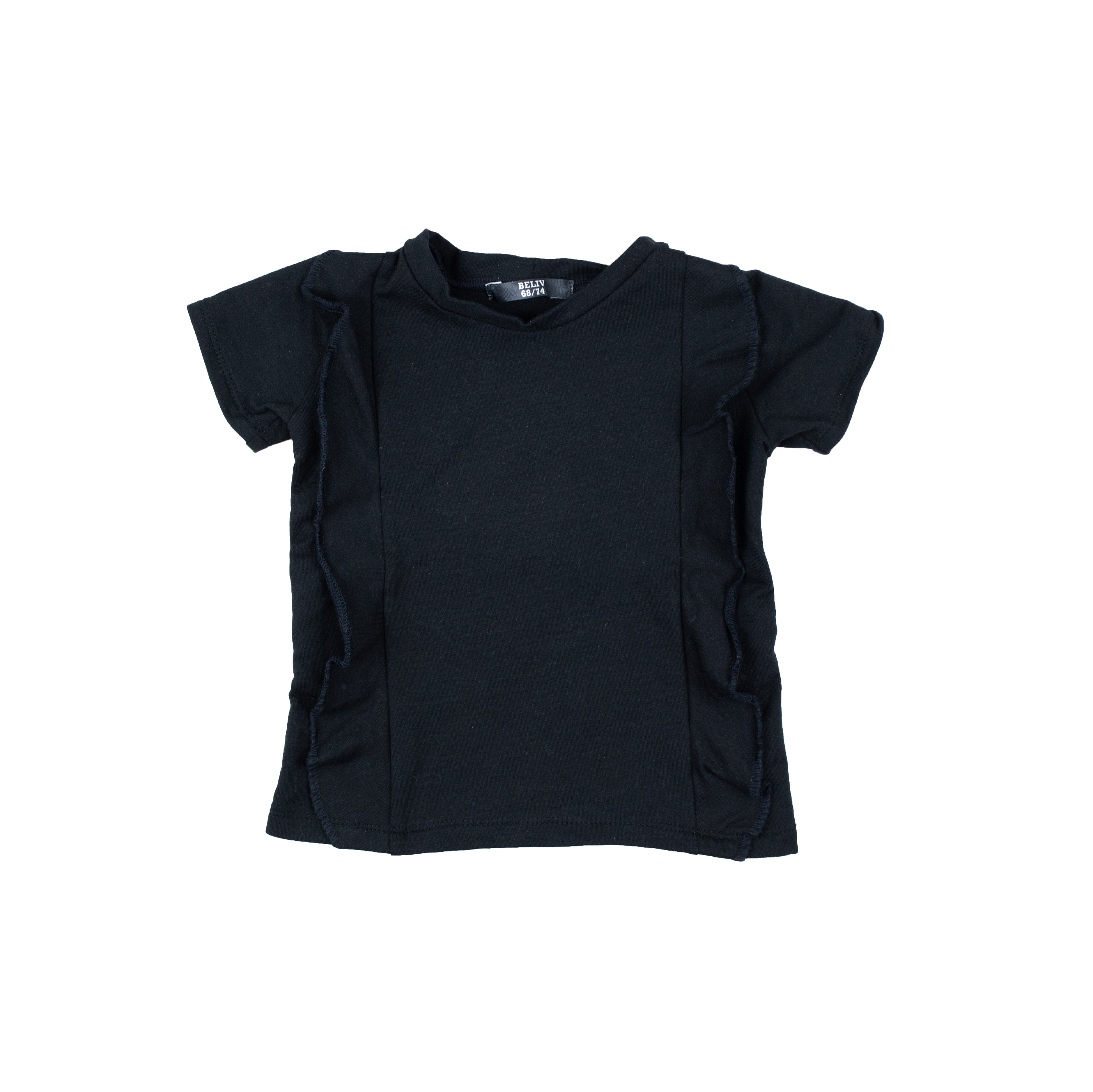 BELIV T shirt ruffle black beliv