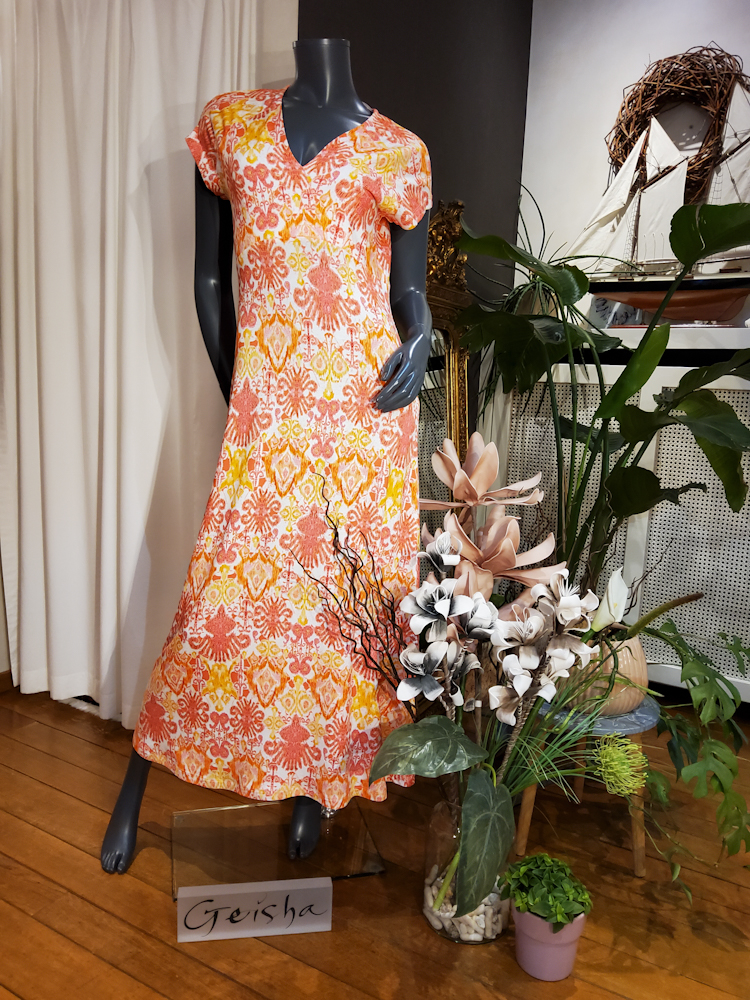 Geisha maxi jurk cheap