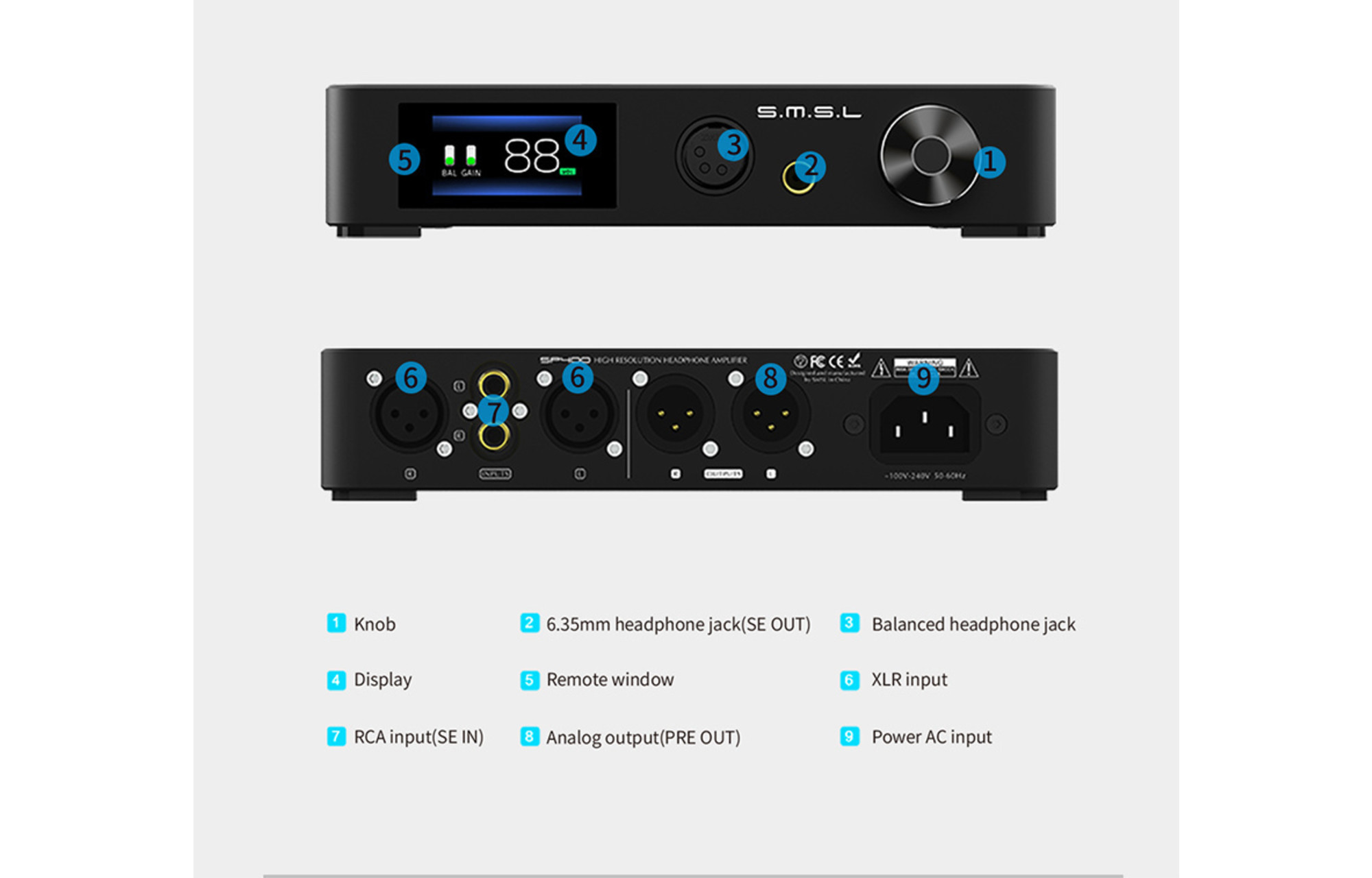 Smsl sp400 2025 amp