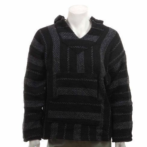 Mexican cheap knitted hoodie