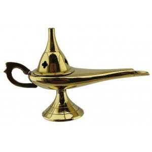Brass genie lamp incense burner cheap