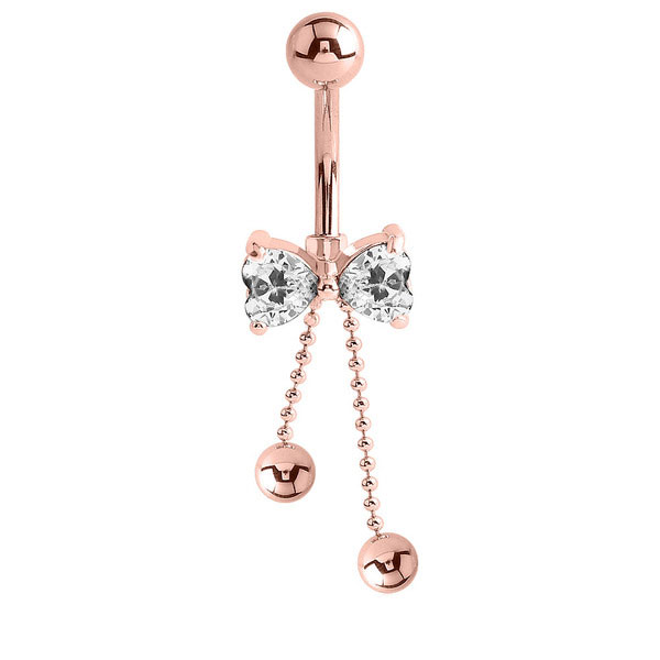 Belly bar shop rose gold