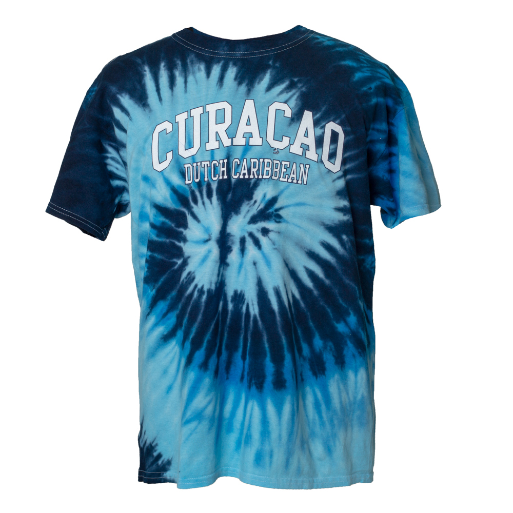 Blauw tie dye shirt shop