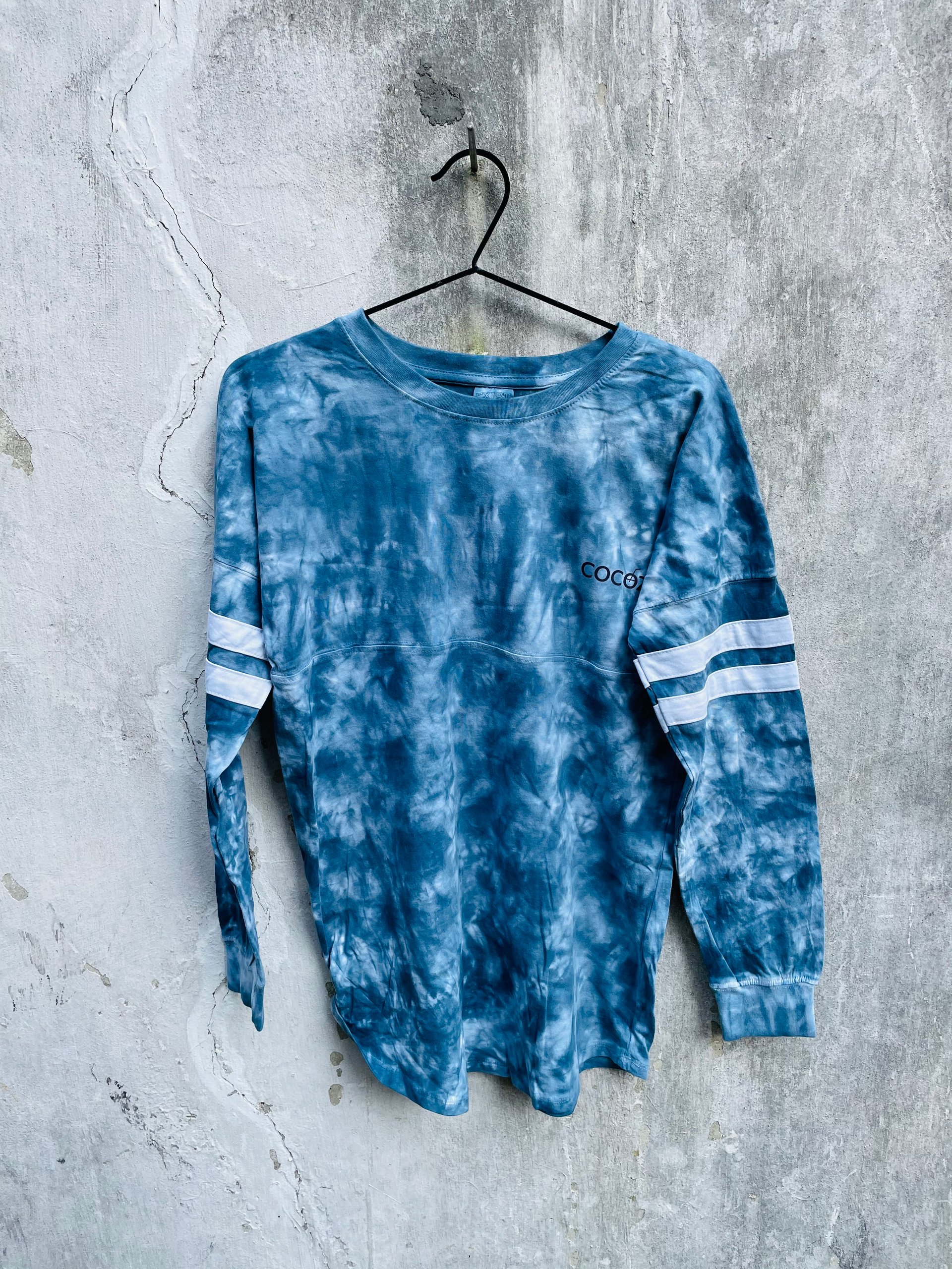 Tie Dye shirt lange mouwen stripes dames dushistore