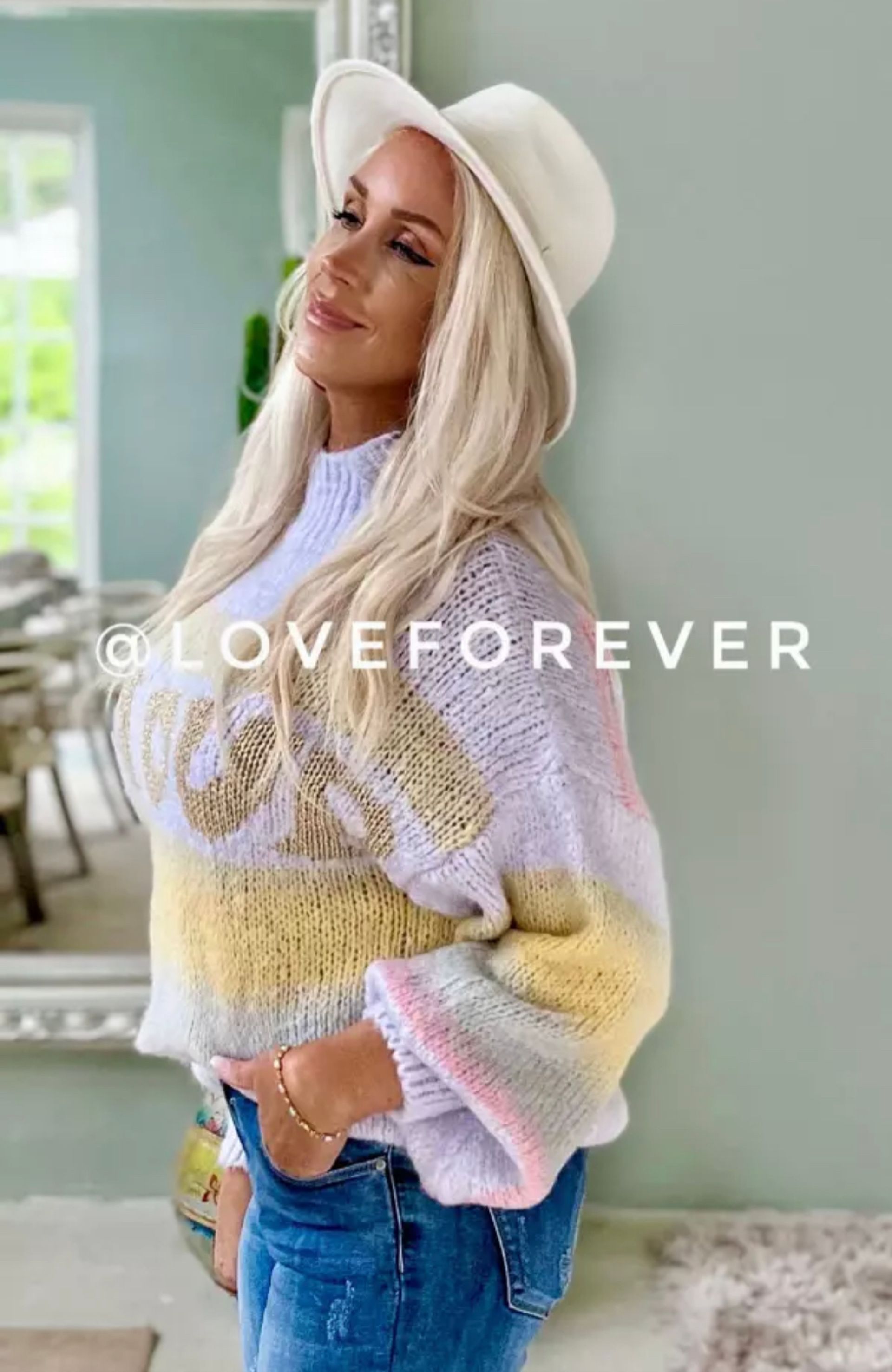 Amour store rainbow jumper