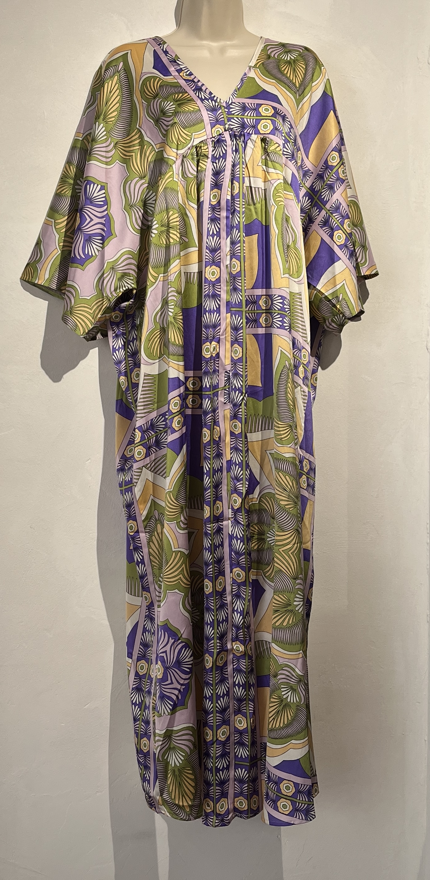 Lang kleed met print gracia fashion.be