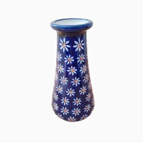 Kleine schmale Blumenvase Blumentopf Tischdeko Bunzlauer Keramik D-1311