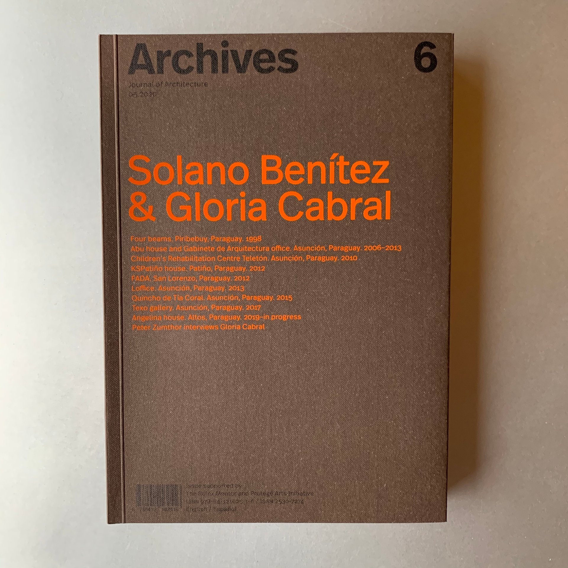 Archives 6 - Solano Benitez & Gloria Cabral - HGZ arkitektur+bok+objekt