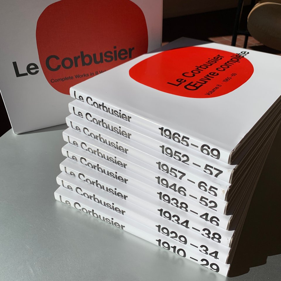 Le Corbusier - Œuvre Complète (8 volumes, 8 kgs!) - HGZ arkitektur 