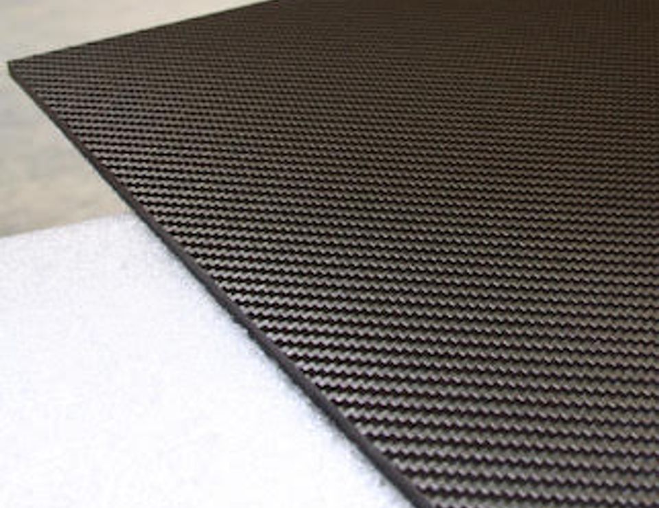 AIRSOFT: Plaque en fibres de CARBONE de Haute qualité 1mm, 2mm
