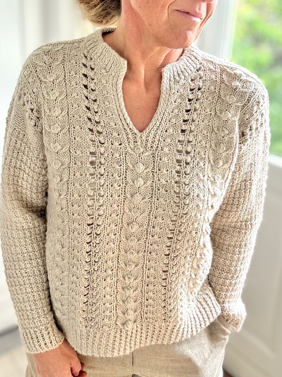 COCO SWIRL SWEATER // ENG - jojoknitwear.com