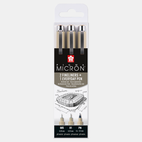 Buy Sakura Pigma Micron Fine Line Pens - Sumo Set - Pack Of 63